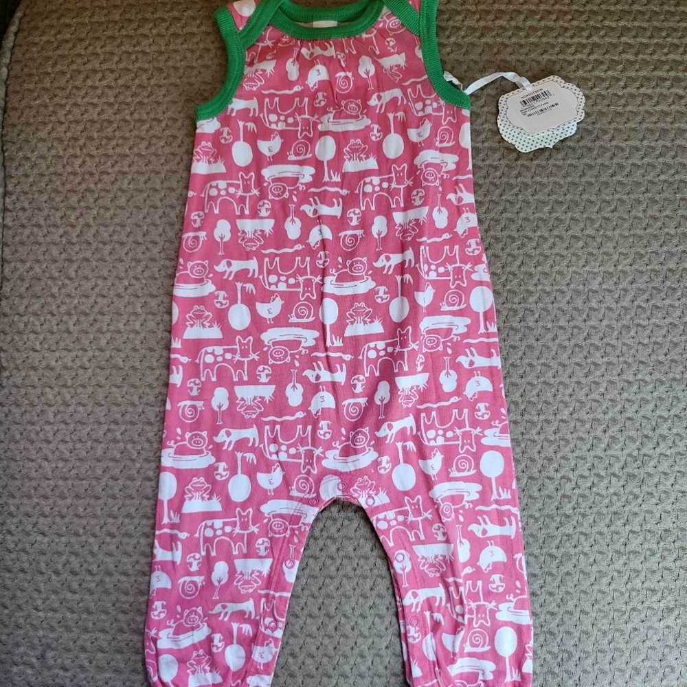 3m Nordstrom Baby Animal Print Tank Romper